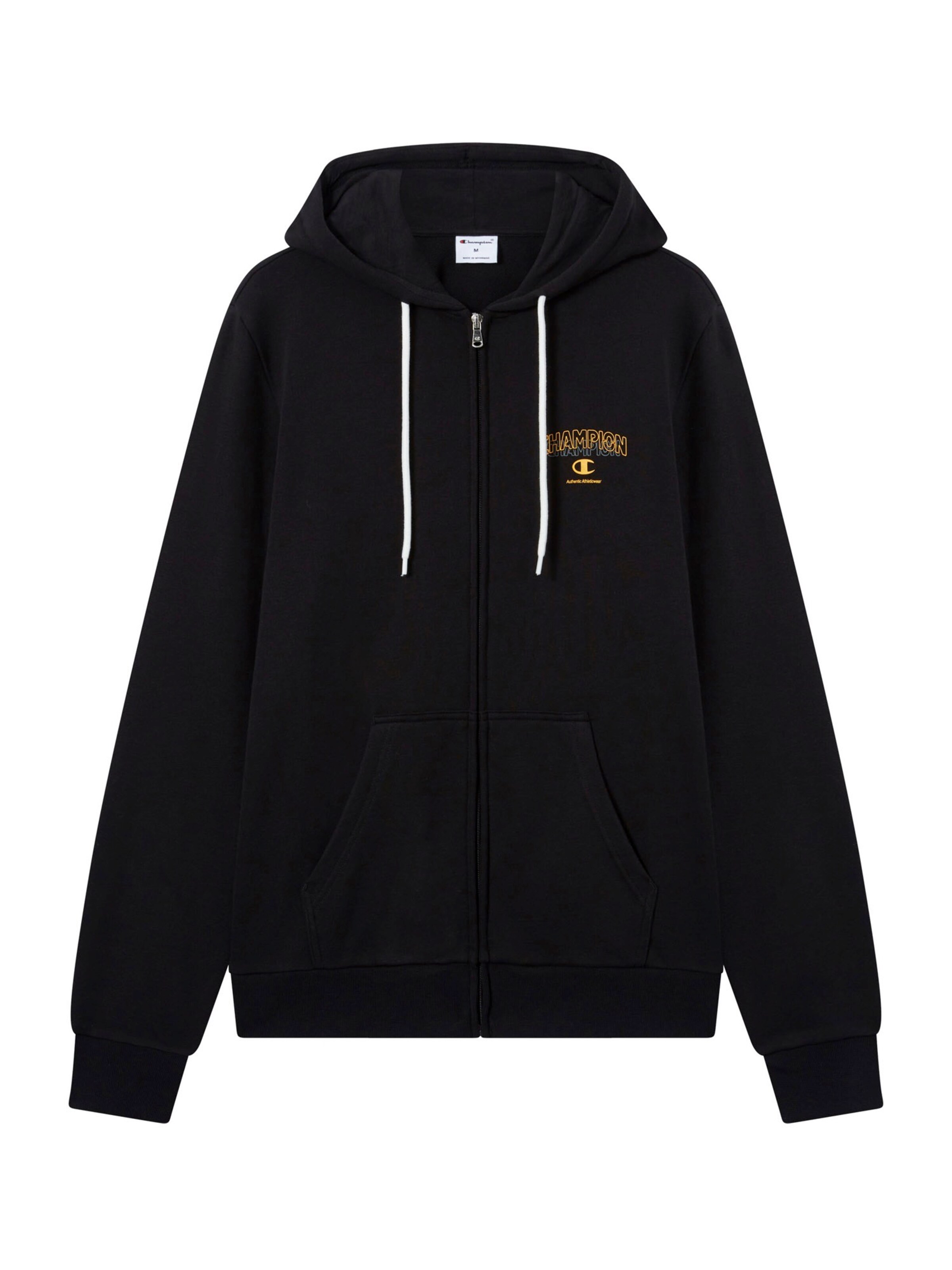 Veste de survêtement Champion Authentic Athletic Apparel en noir : devant