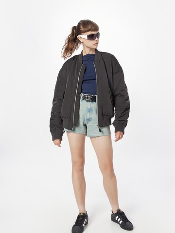 TOPSHOP Regular Shorts in Blau