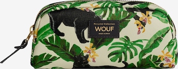 Wouf Cosmetic Bag in Green: front
