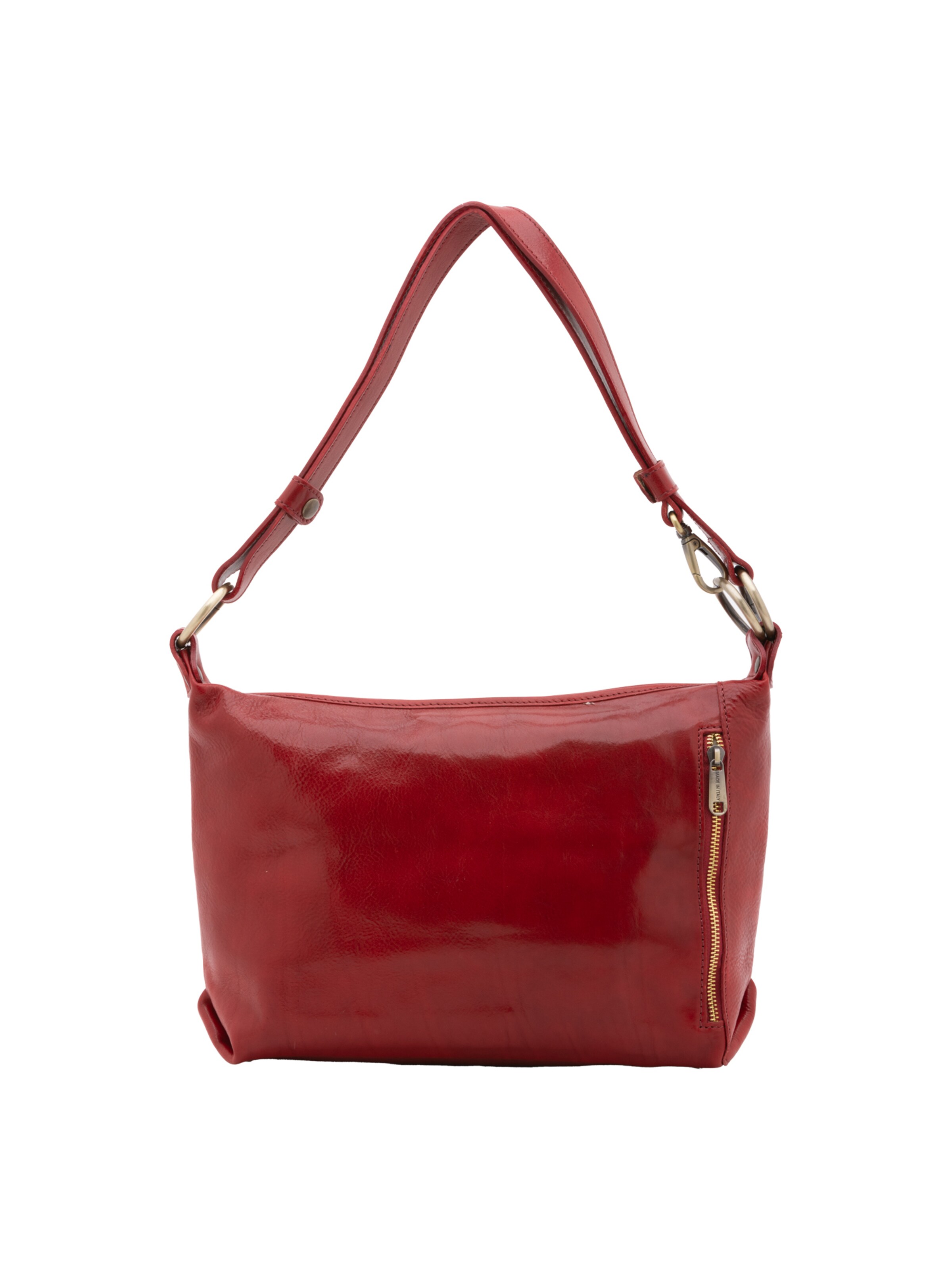 Borsa a spalla 'Borsa a Spalla Pelle Vacchetta I Fratelli - Vera Pelle' di I Fratelli in rosso