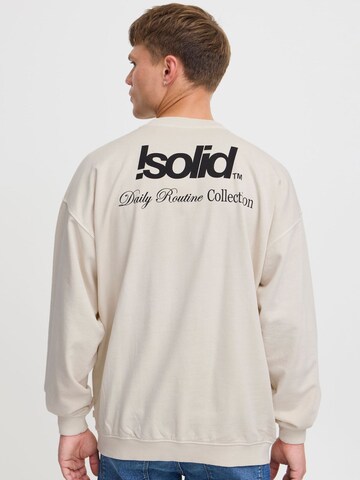 Sweat-shirt !Solid en beige : devant