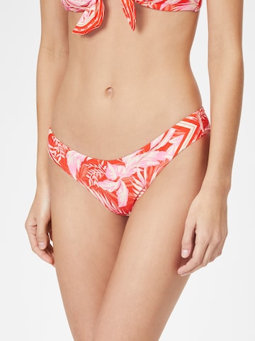 Bas de bikini 'SUN RAYS' RIP CURL en rouge : devant