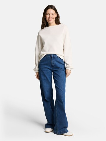 TOM TAILOR Sweatshirt in White