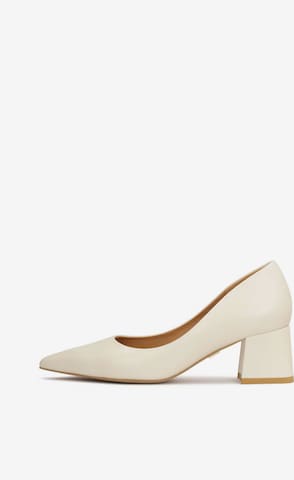 Escarpins Kazar en beige : devant