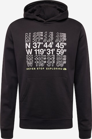 THE NORTH FACE Sweatshirt in Zwart: voorkant