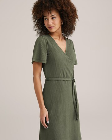 WE Fashion Letnia sukienka w kolorze zielony