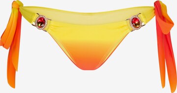 Moda Minx - Braga de bikini en amarillo: frente