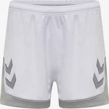 Hummel - Regular Calças de desporto 'Lead' em cinzento: frente