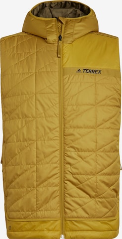 ADIDAS TERREX Sports Vest in Yellow: front
