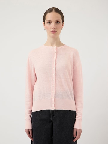 Cardigan YAS en rose : devant