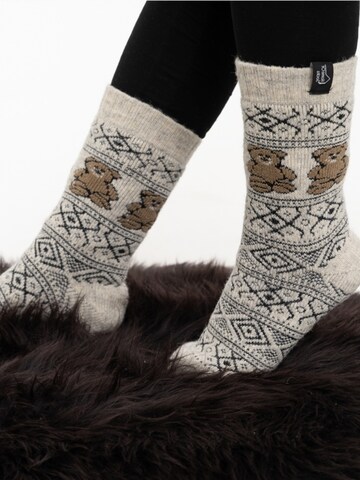 HomeOfSocks Socken 'HOSTeddy'‌‌‌ in Beige