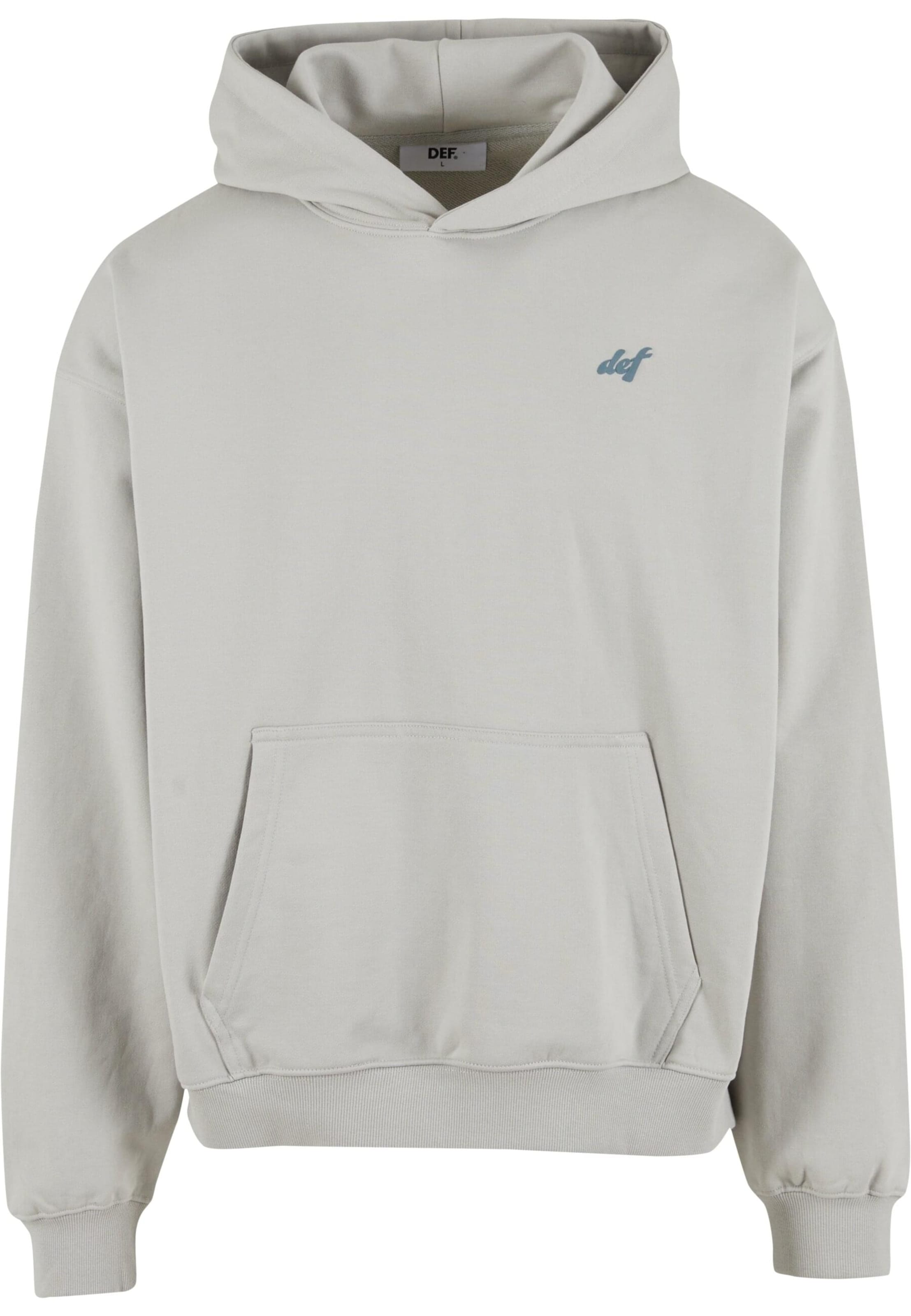 DEF Mikina 'Future Rich' – šedá: přední strana
