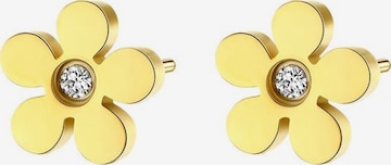 Hey Happiness - Pendientes 'Forget-Me-Not' en oro: frente
