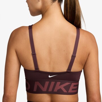 NIKE Bralette Sports Bra 'Indy Plunge' in Red