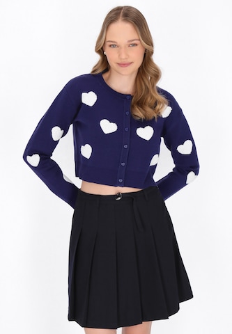 MYMO Knit cardigan in Blue