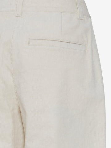ICHI Szeroka nogawka Spodnie w kolorze beżowy