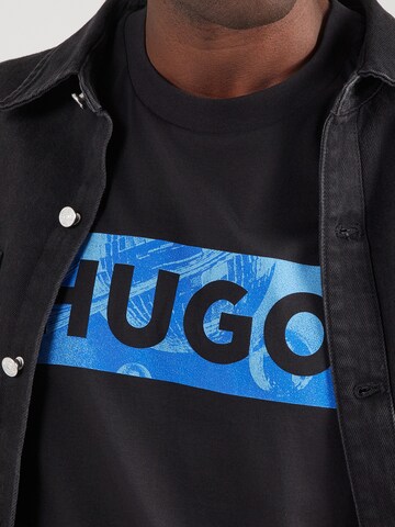 Maglietta 'Nalien' di HUGO in nero