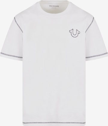 T-Shirt True Religion en blanc : devant