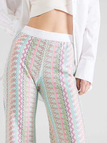 Marc Cain - Pierna ancha Pantalón en Mezcla de colores