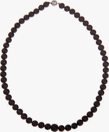 Leslii Necklace in Black: front