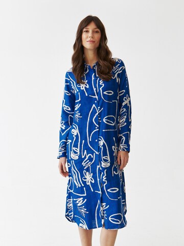 Robe-chemise 'MEKO 1' TATUUM en bleu : devant