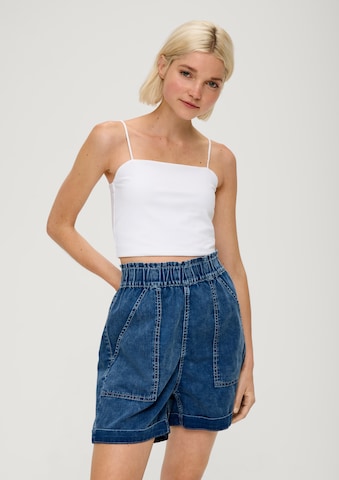 QS Loosefit Jeans i blå