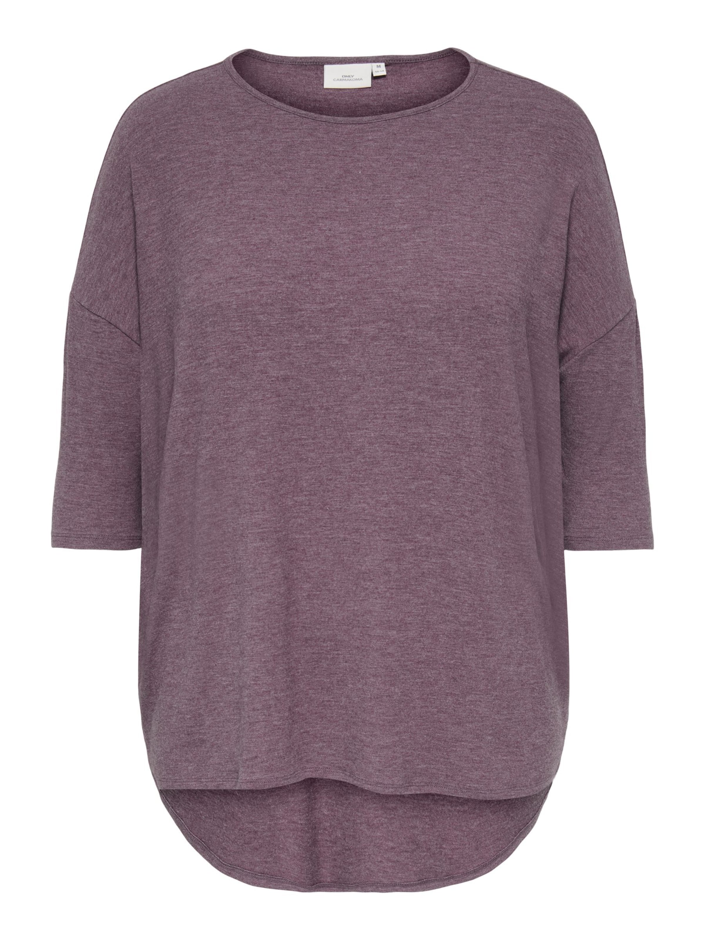 T-shirt 'CARLAMOUR' ONLY Carmakoma en violet : devant