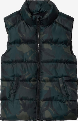 Gilet 'LONDRES' MANGO KIDS en vert : devant