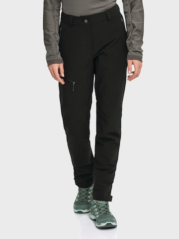Schöffel Regular Outdoorbroek 'Cascata' in Zwart: voorkant