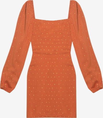Robe THE-ARE en orange : devant