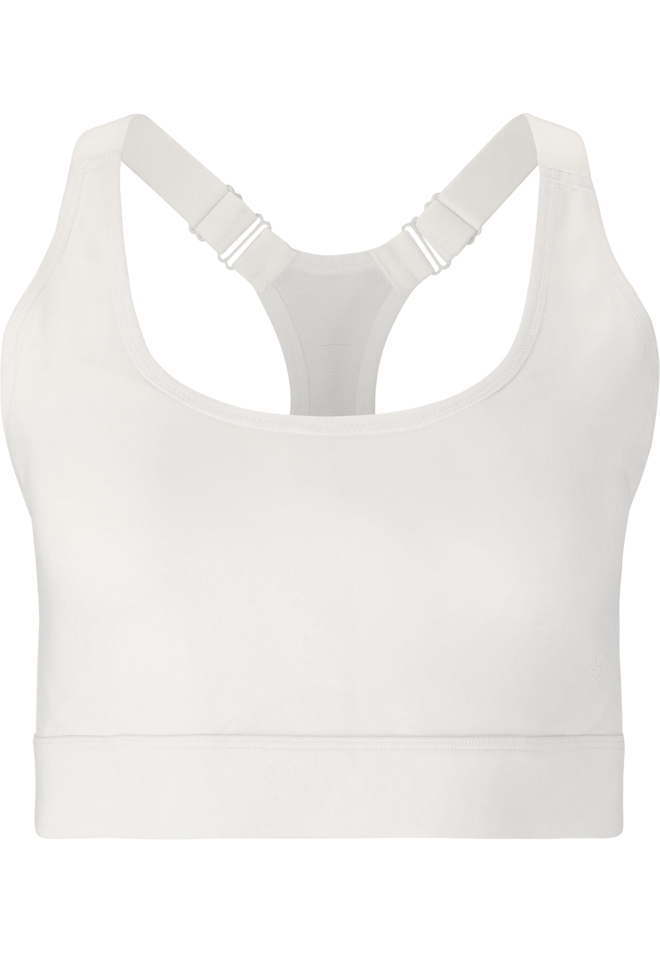 Athlecia Medium Support Sports Bra 'Jennie V2' in White: front