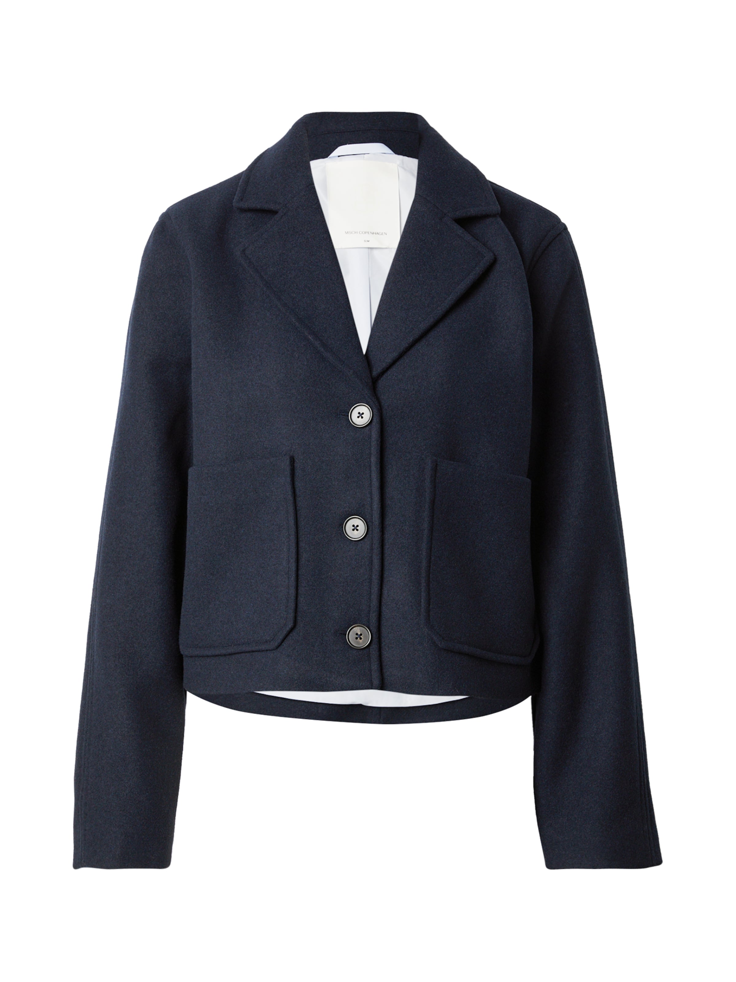 Geacă de primăvară-toamnă 'Keola Secilia' de la MSCH COPENHAGEN pe albastru: față