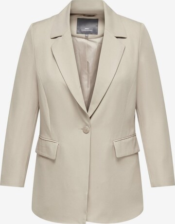 ONLY Carmakoma Blazer in Beige: front