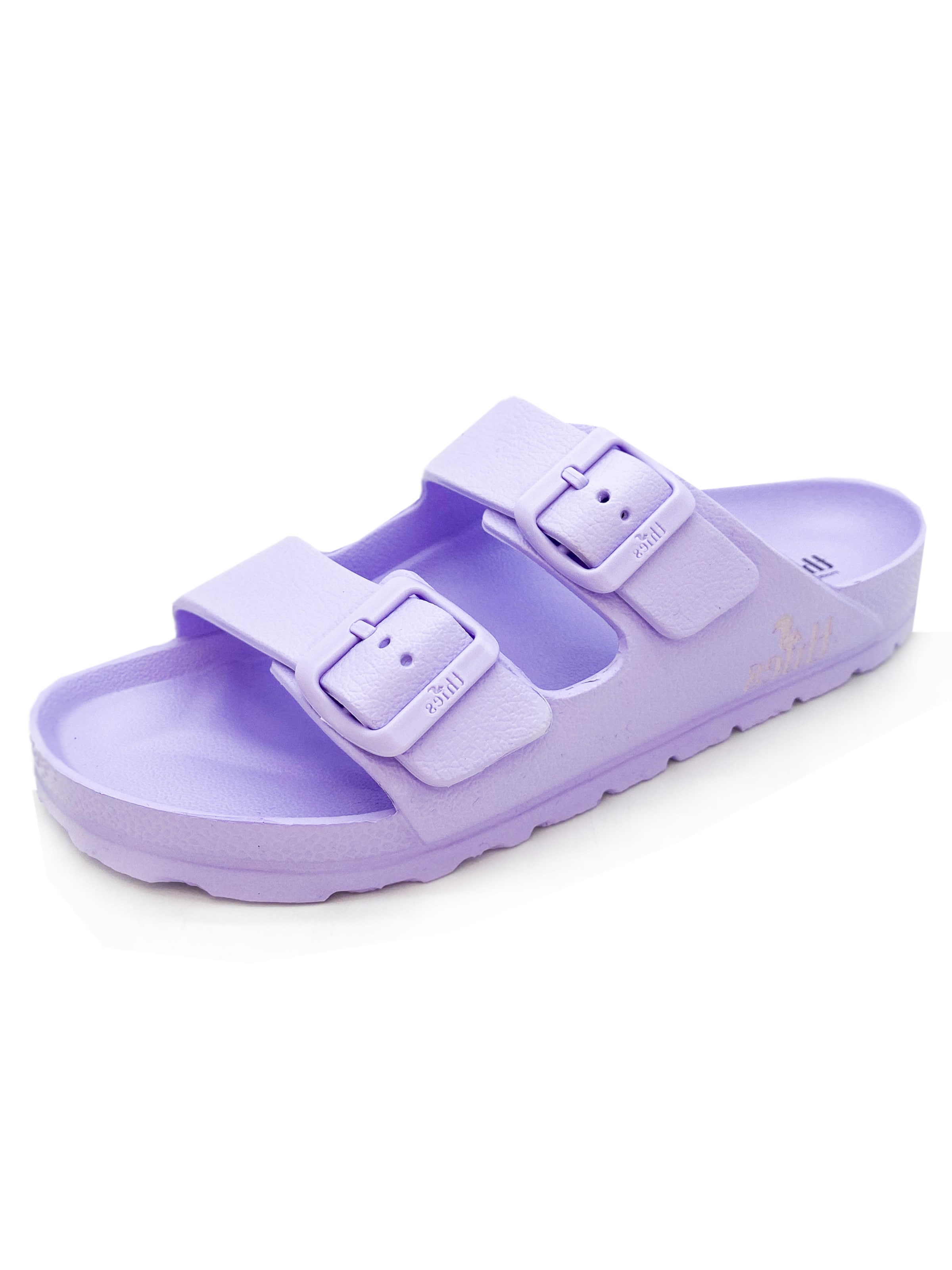 thies Pantolette 'thies 1856 ® Ecofoam Sandal'‌‌ in Lila: Vorderseite
