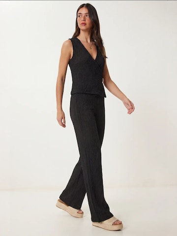 Pantalons de tailleur Happiness İstanbul en noir