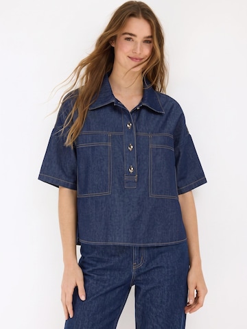 andy & lucy Shirt 'FILOMENA' in Blue: front