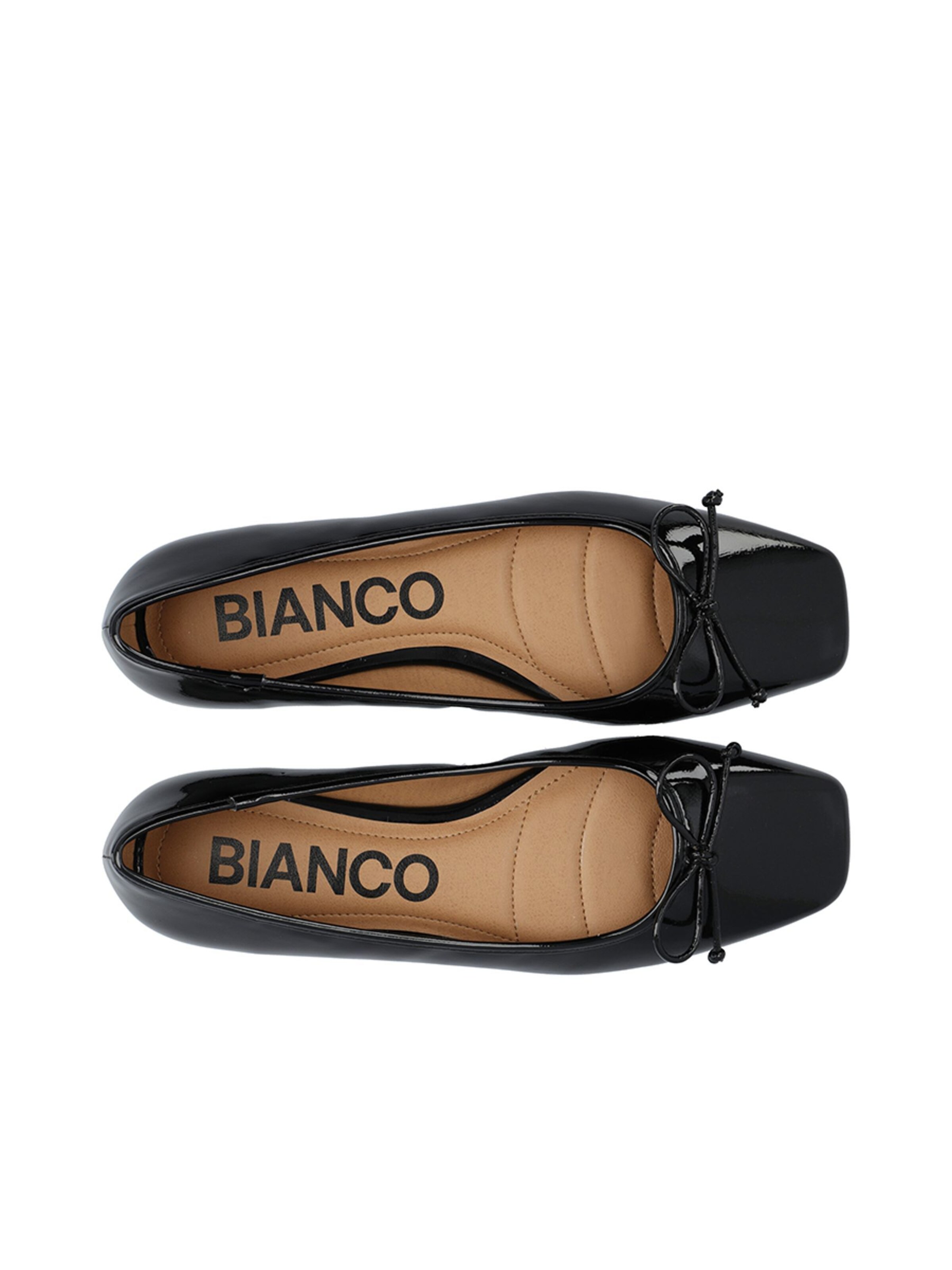 Ballerines 'ROSE' Bianco en noir
