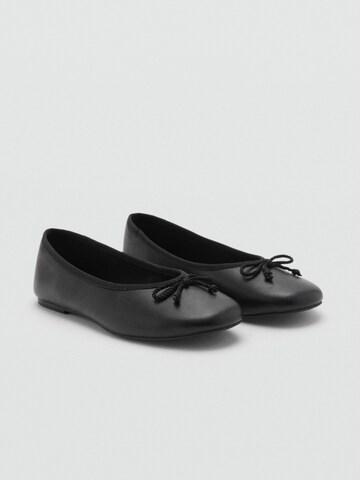 MANGO KIDS Ballerina's 'Elise' in Zwart
