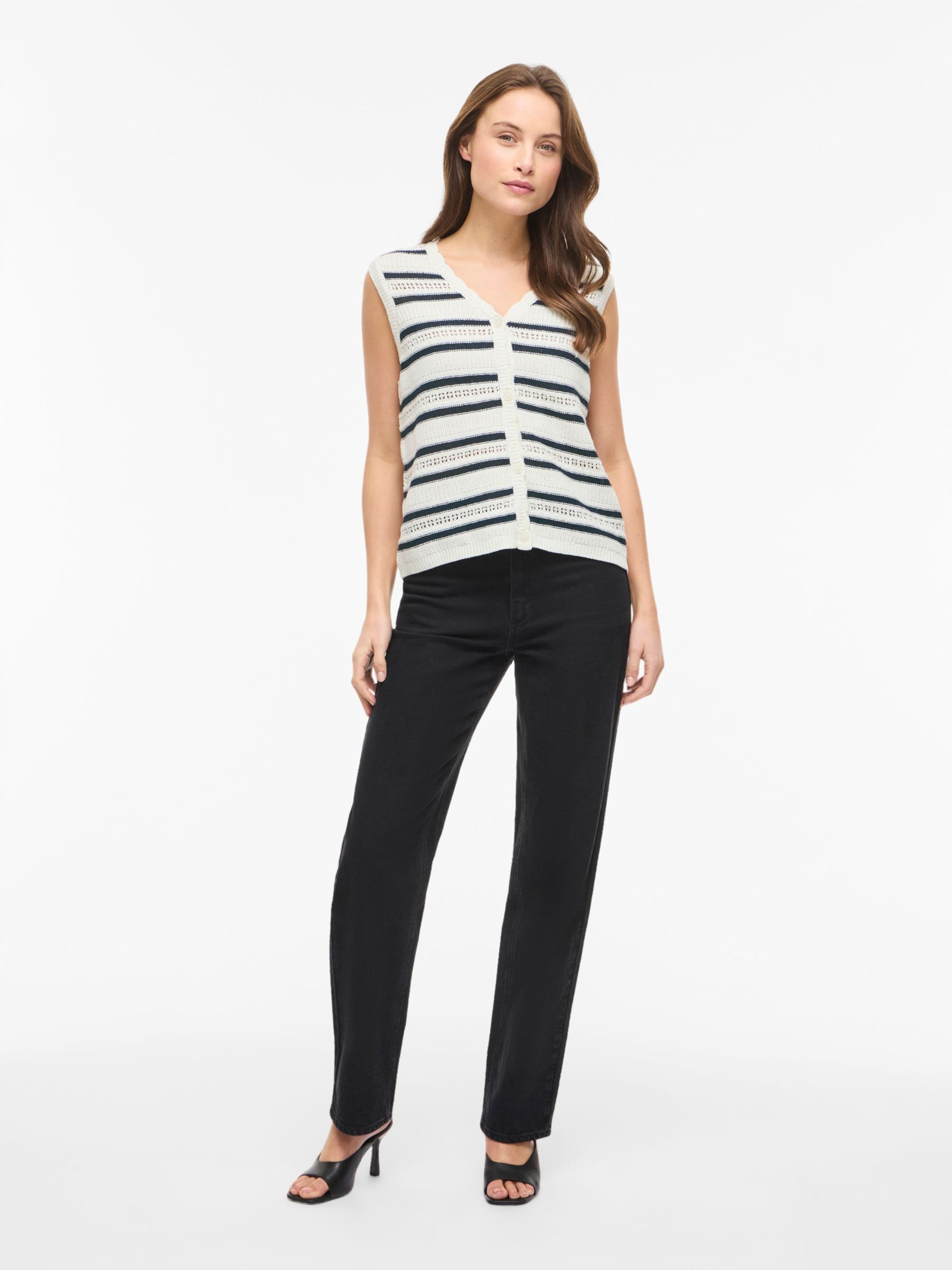 Gilet in maglia 'VIKENGA' di VILA in bianco