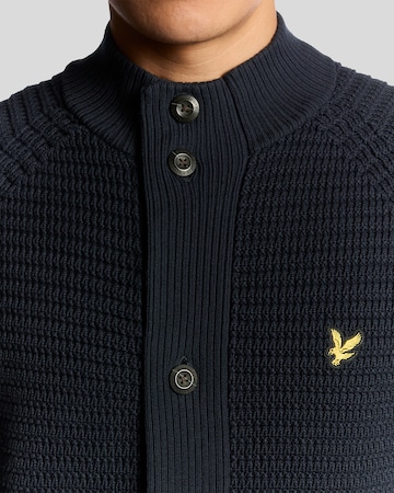 Lyle & Scott Gebreid vest in Blauw