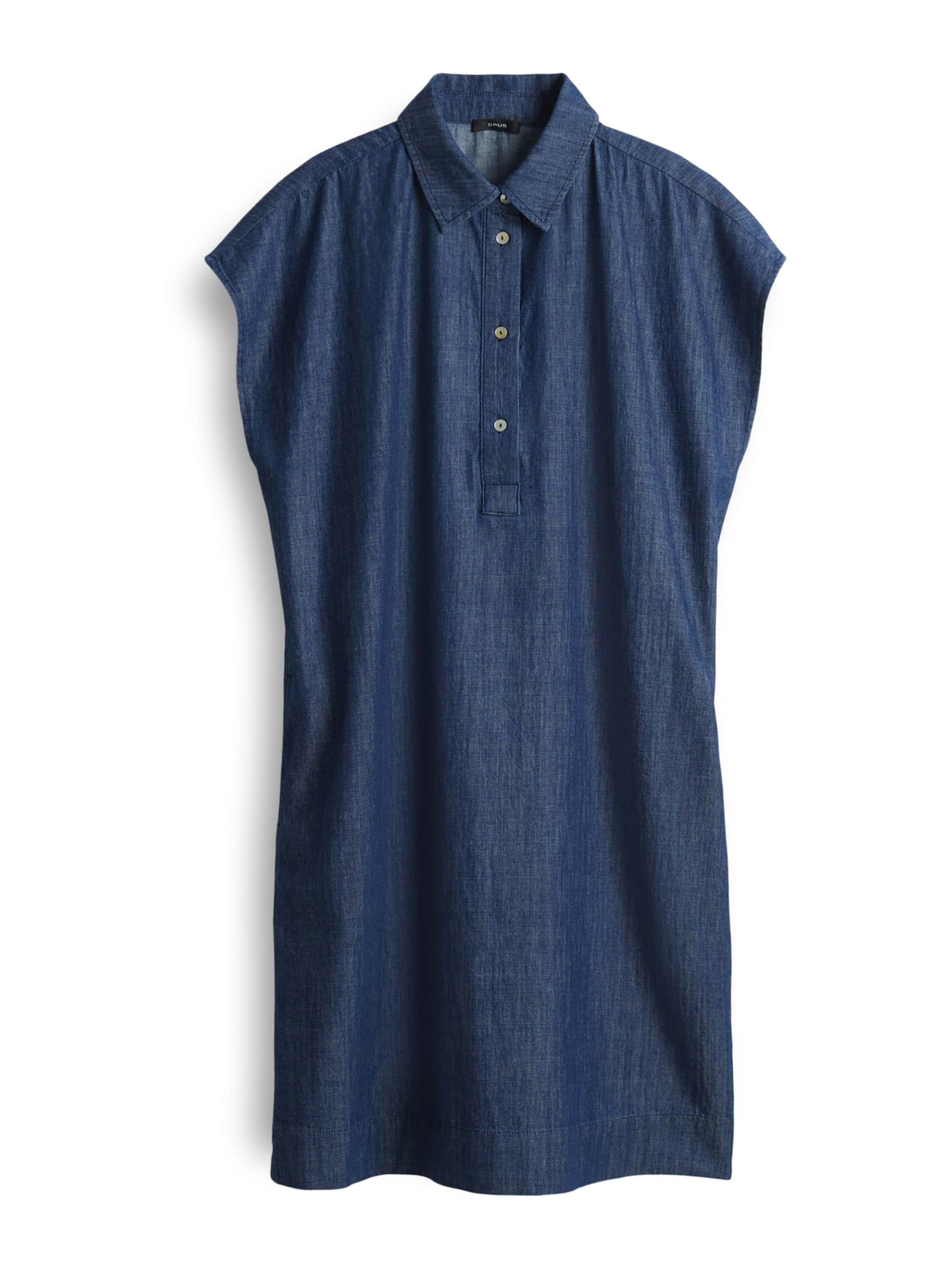 OPUSKošulja haljina 'Wellja' - plava boja: prednji dio