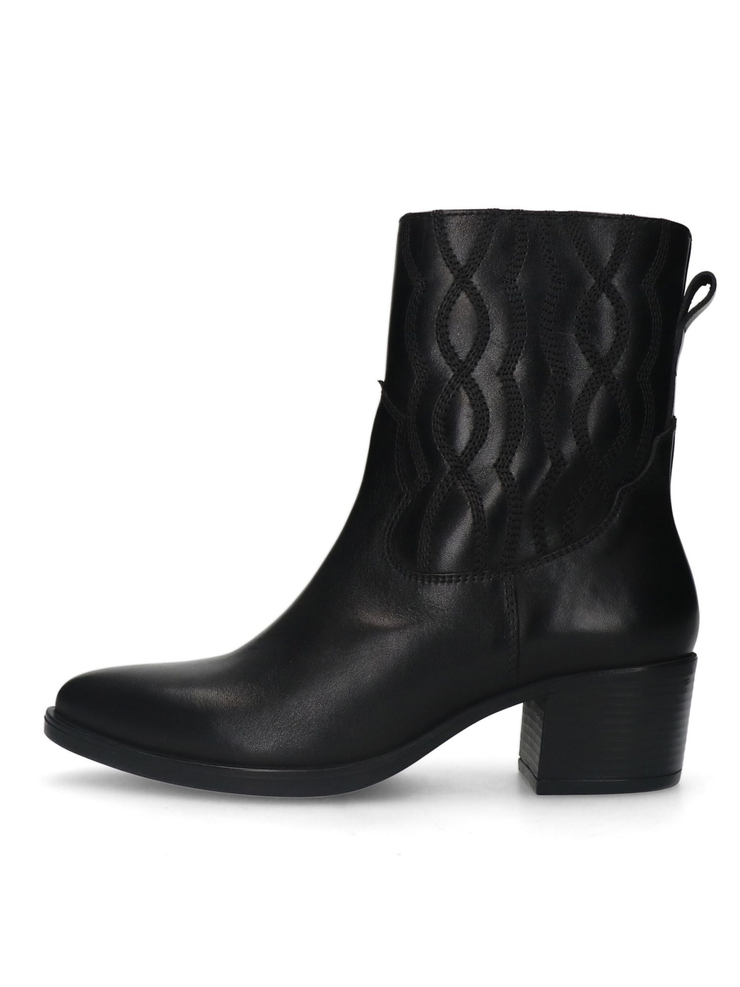 MANFIELD Ankle Boots in Black