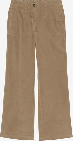 Wide leg Pantaloni di Marc O'Polo in marrone: frontale