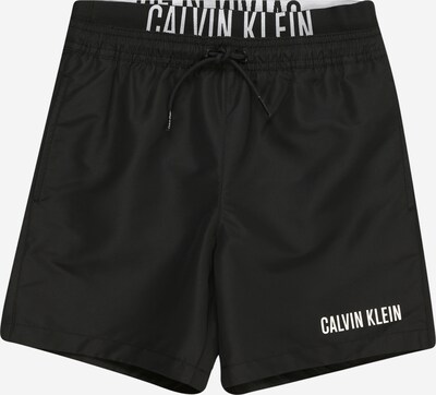 fekete / fehér Calvin Klein Swimwear Rövid fürdőnadrágok 'Intense Power', Termék nézet