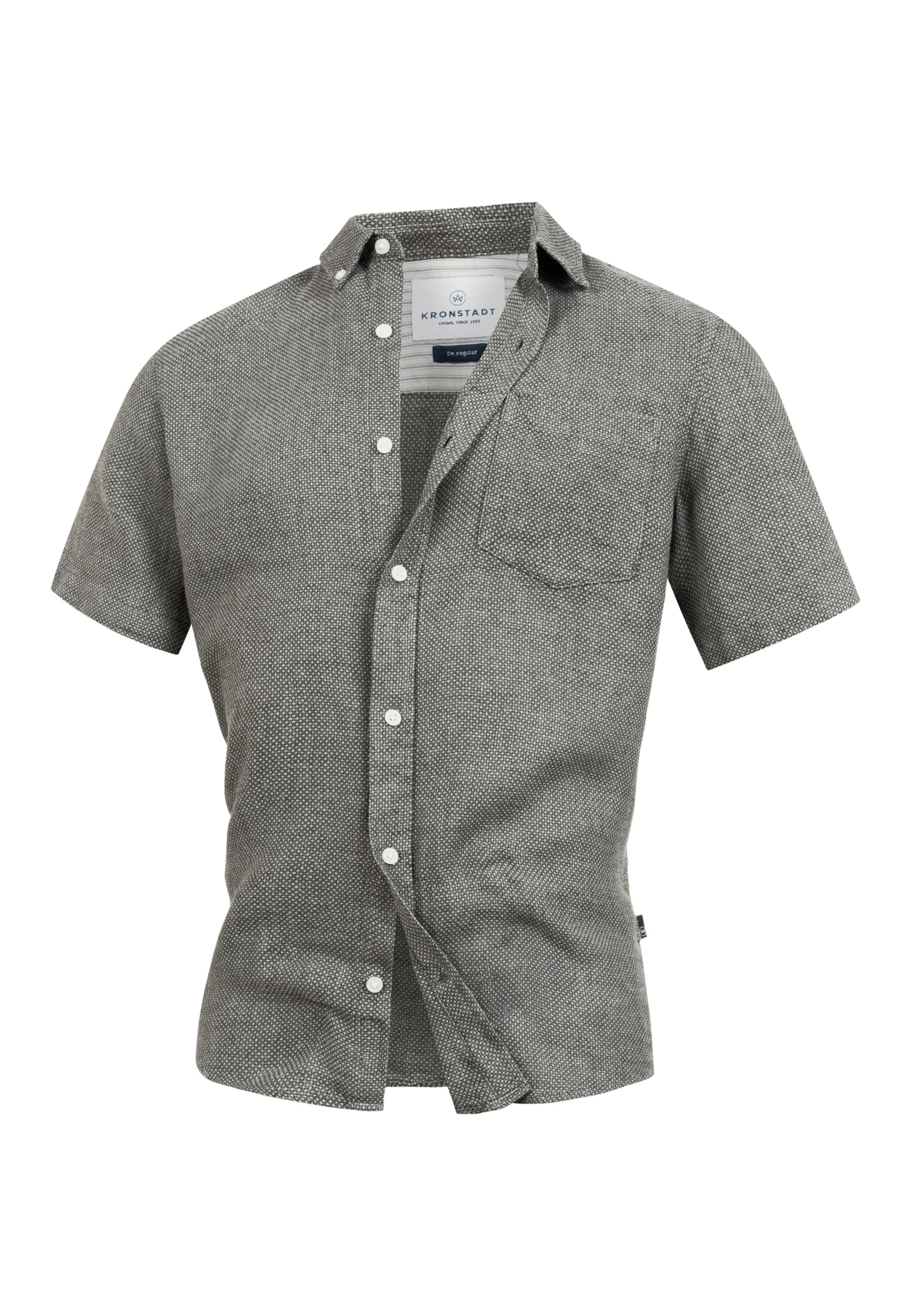 Kronstadt Hemd 'KSGallagher' in Grau: Vorderseite