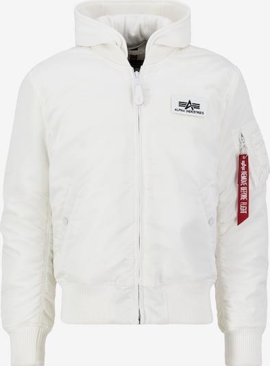 ALPHA INDUSTRIES Välikausitakki 'MA-1 ZH' värissä musta / valkoinen, Tuotenäkymä