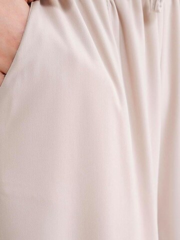 MixRay - Folgado Calças em bege