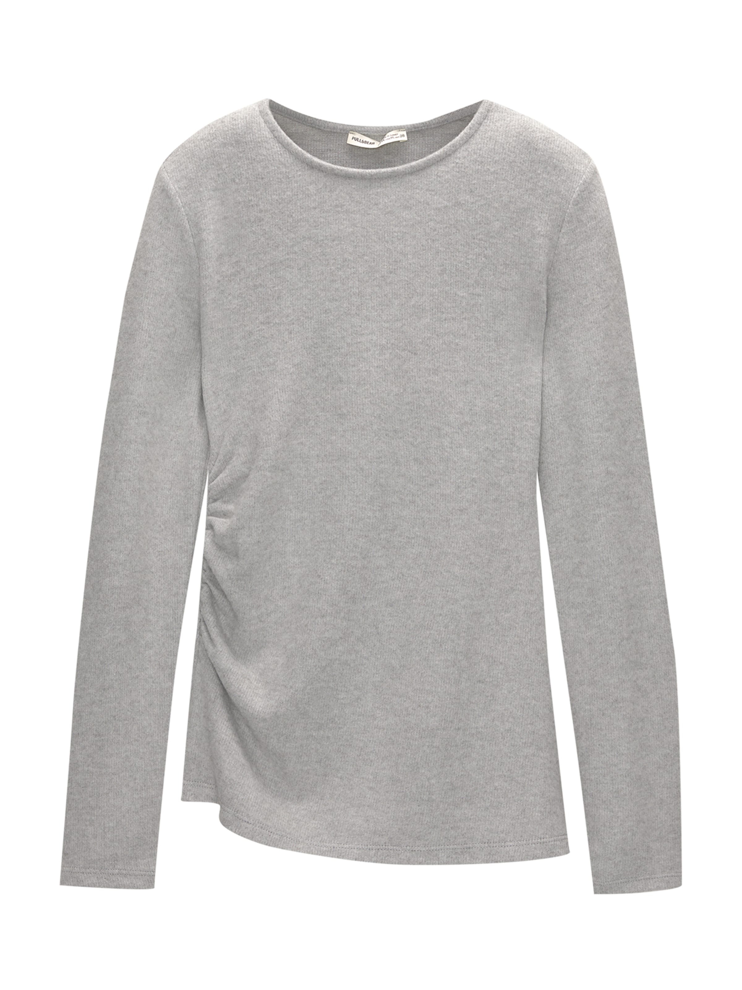 Pull&Bear Shirt in Grey: front