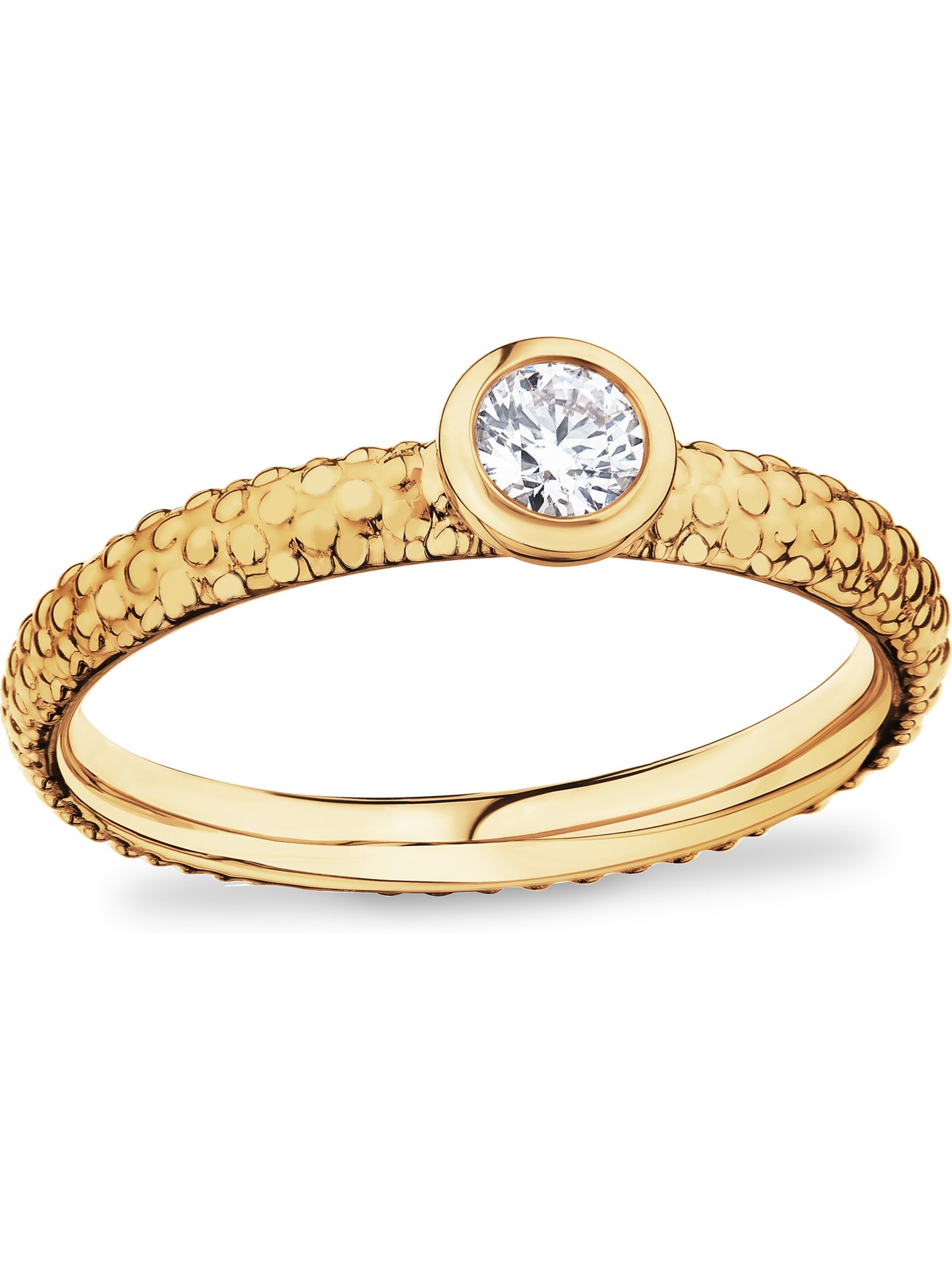 CHRIST Ring in Gold: front