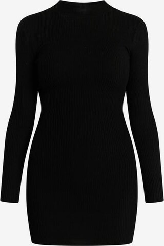 MYMO Knit dress in Black: front